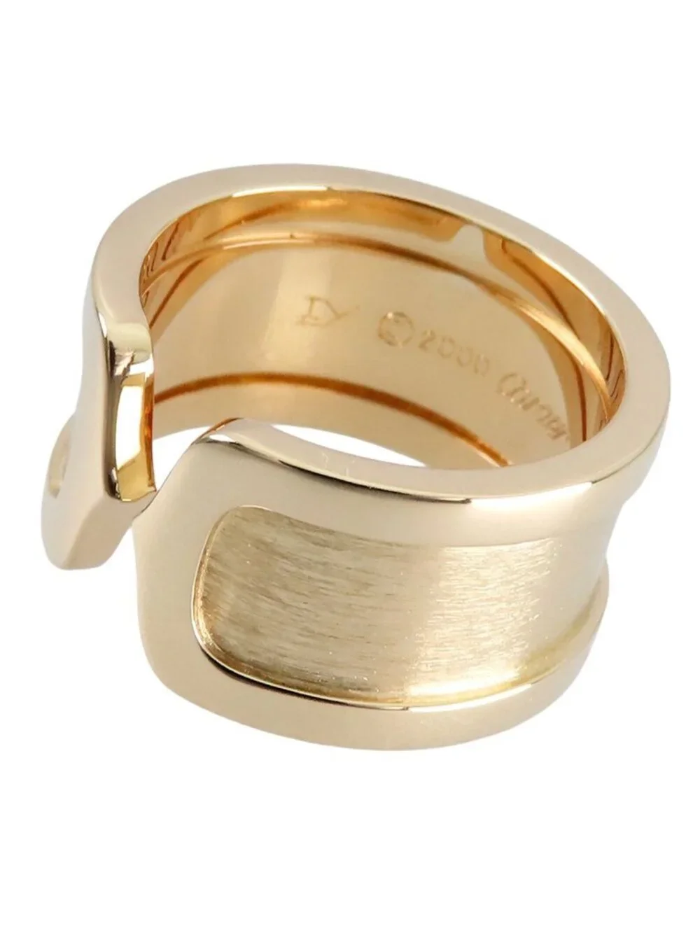 Cartier C2 Yellow Gold 18K Sea 2C Ring 48